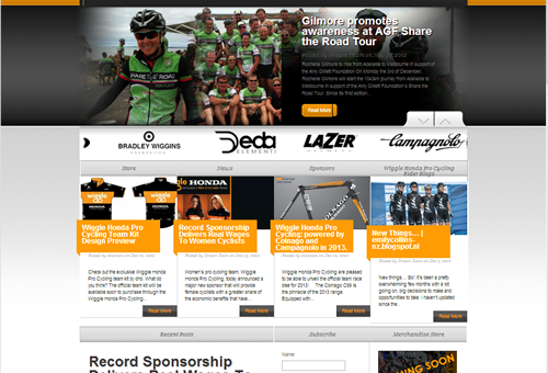 Wiggle Honda Women's Pro Cycling Team Webs