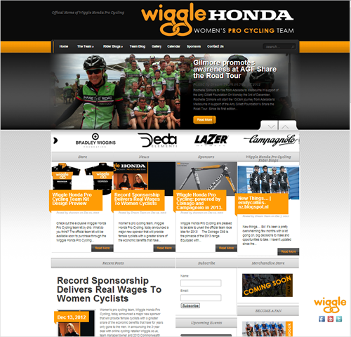 Wiggle Honda Women's Pro Cycling Team Webs